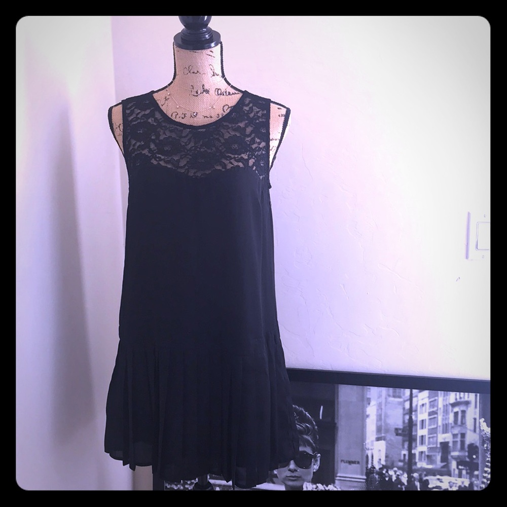 Mimi Chica black illusion shift dress-  NWOT